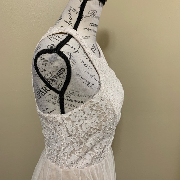 Speechless Blush Glitter Tulle Dress Size 9 - Picture 11 of 16